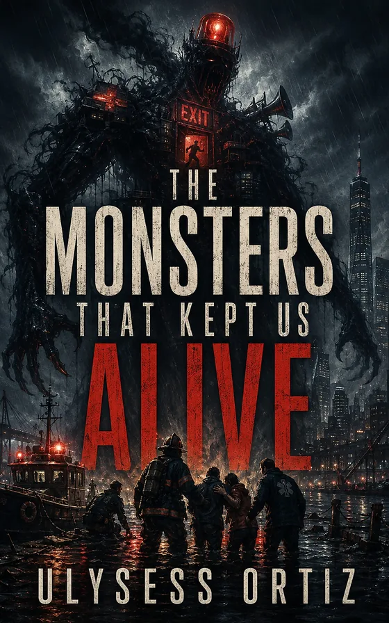 Cover of The Monsters That Kept Us Alive by Ulysess Ortiz